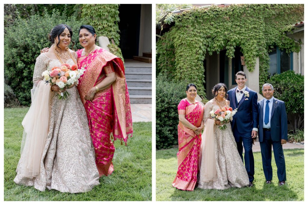 Bride laughing in lehenga on grass – Indian wedding joyful moment – Leana Myra Photography