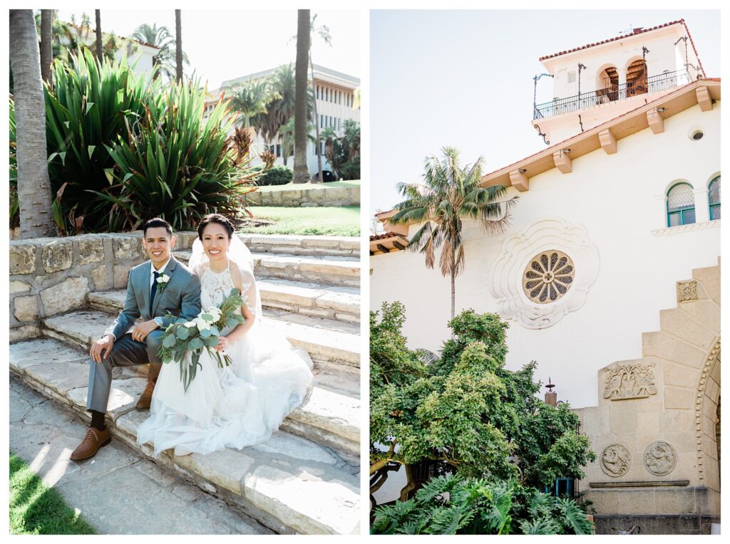 Santa Barbara Courthouse wedding photographer affordable packages guide to getting married elopements