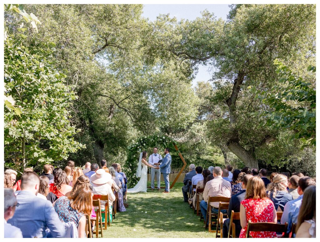 Outdoor ceremony at Greengate Ranch - Paso Robles | Leana Myra Photography