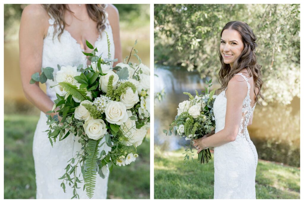 Bouquet Bride at greengate ranch vineyard wedding