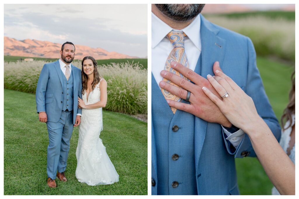 Greengate Ranch wedding, sunset couple portrait – Leana Myra Photography