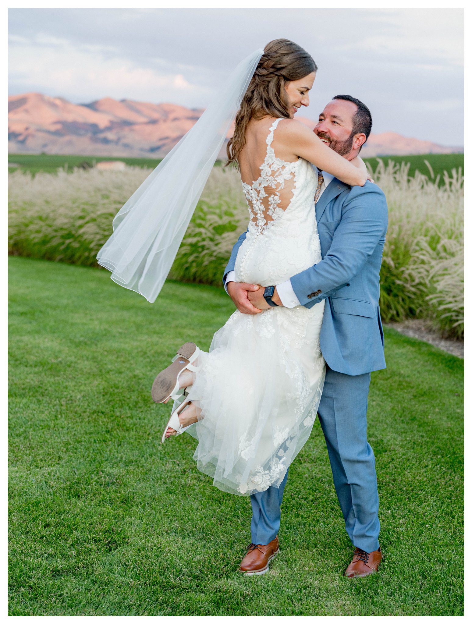 Bride and groom portrait at Greengate Ranch - Paso Robles | Leana Myra Photography