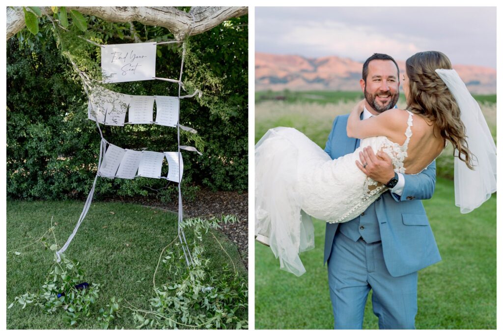 Greengate Ranch wedding, bride and groom lifting in Paso Robles – Leana Myra Photography