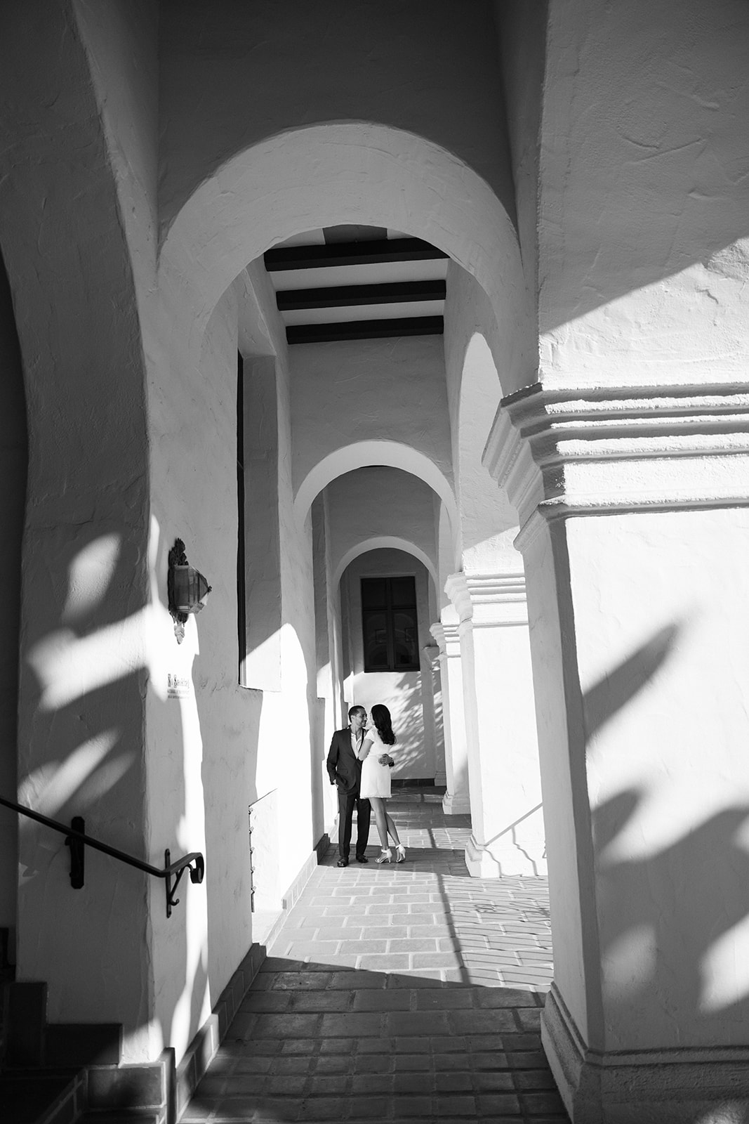 Editorial wedding photography at the Santa Barbara Courthouse