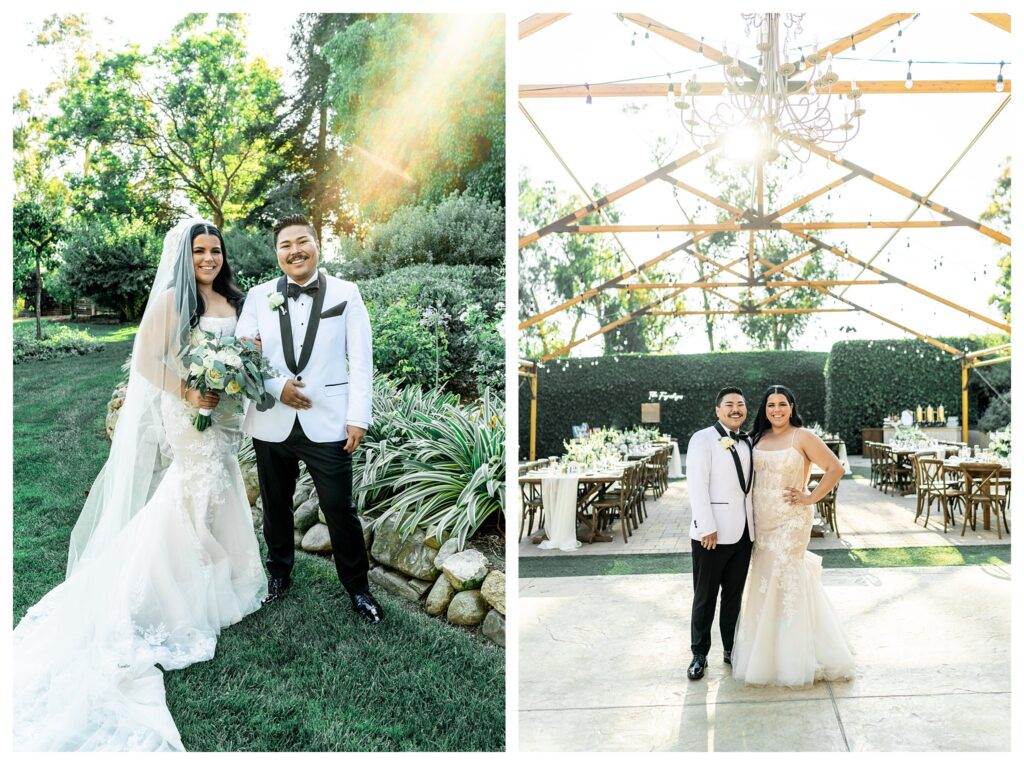 Open air green house at a  luxury wedding at Maravilla gardens in Camarillo, by a light and airy wedding photographer. 