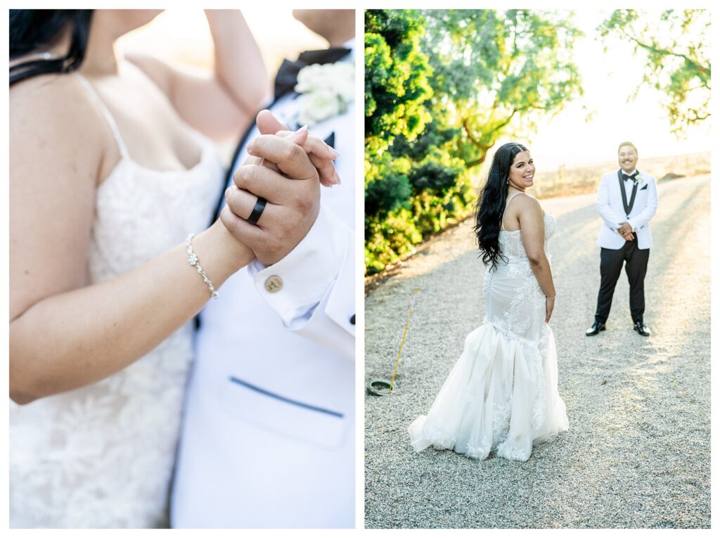 Bride and groom luxury wedding at Maravilla gardens in Camarillo, by a light and airy wedding photographer. 