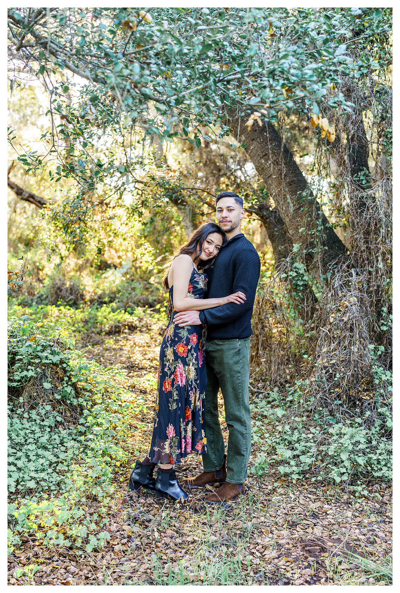 Cute outfit ideas for an outdoor engagement session in San Luis Obispo. 