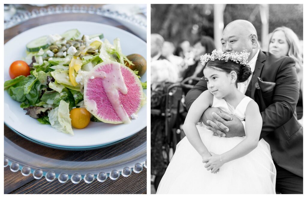 Maravilla gardens wedding reception catering.