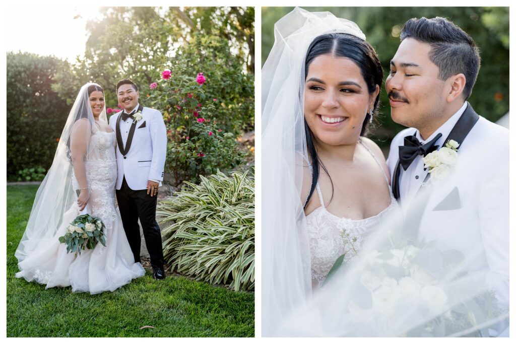 Rose garden wedding photo Maravilla Gardens Camarillo




