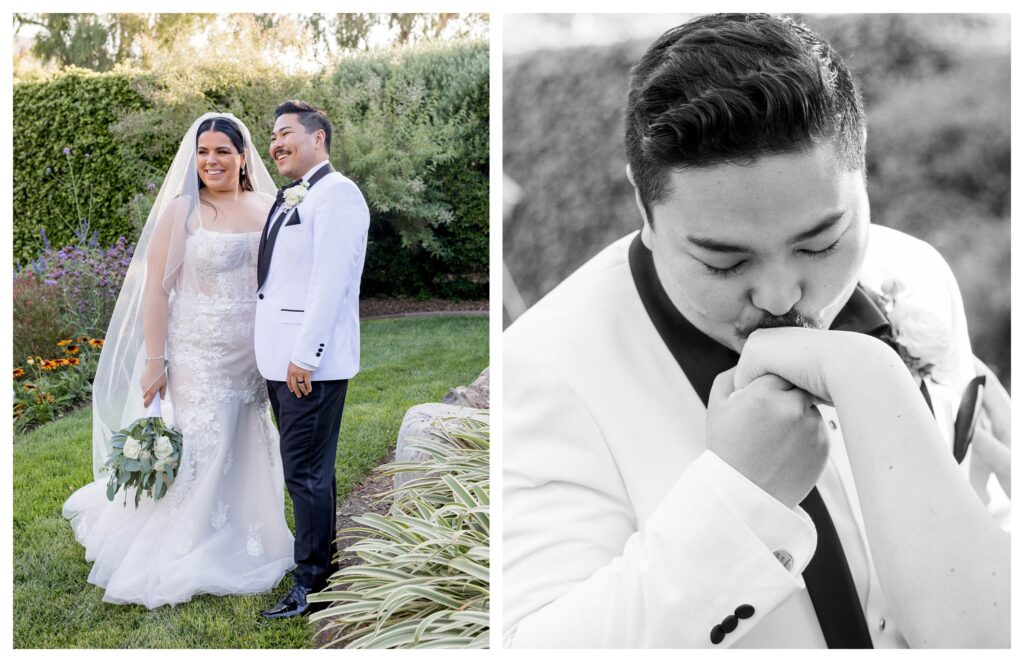 Romantic portrait couple Maravilla Gardens Camarillo


