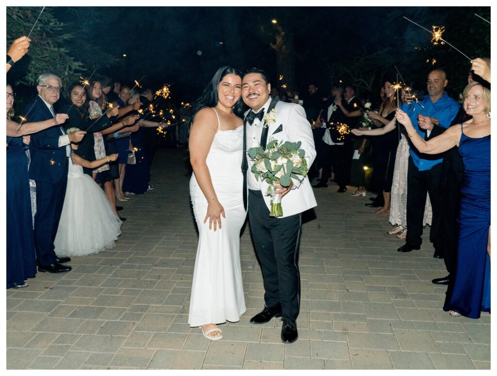 Maravilla Gardens is the perfect spot for a sparkler grand exit form your wedding reception. 