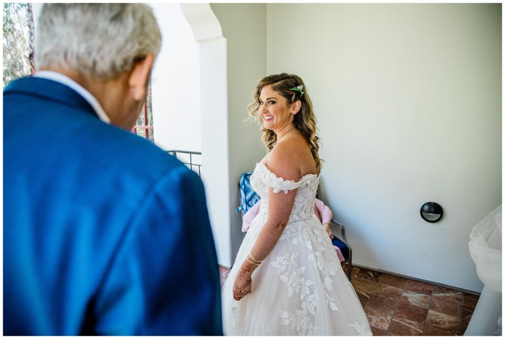 Bride gets ready for her wedding day at the Ritz, Carlton Bacara in Santa Barbara.