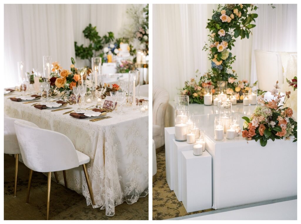 Allegretto wedding reception and sofreh display