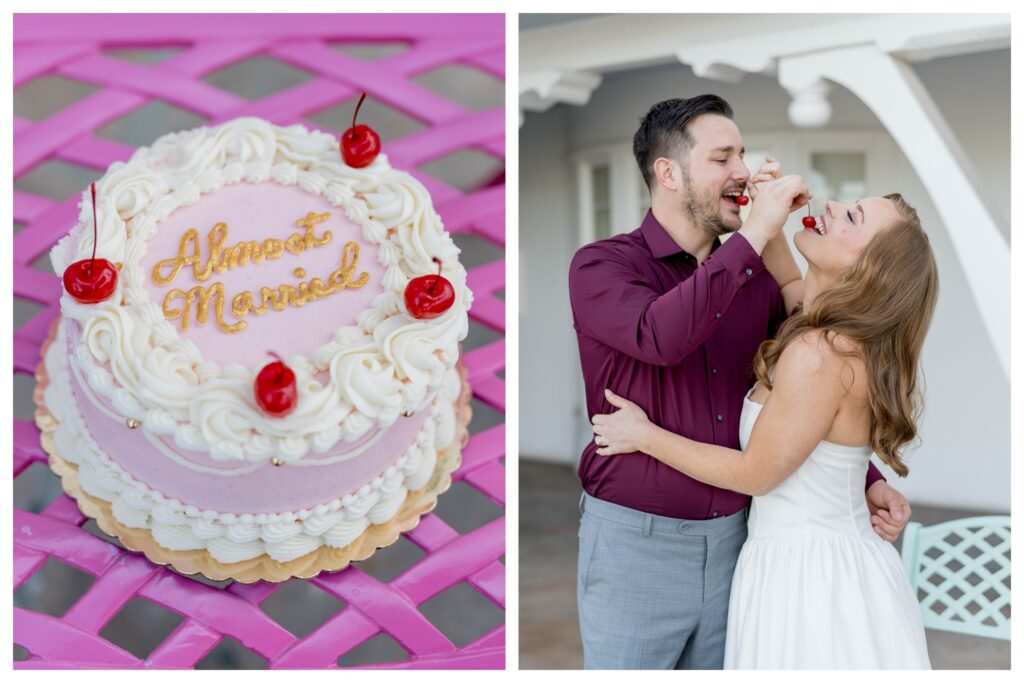 Cherry Cake Romantic Walk | Madonna Inn Wedding | Leana Myra Photography