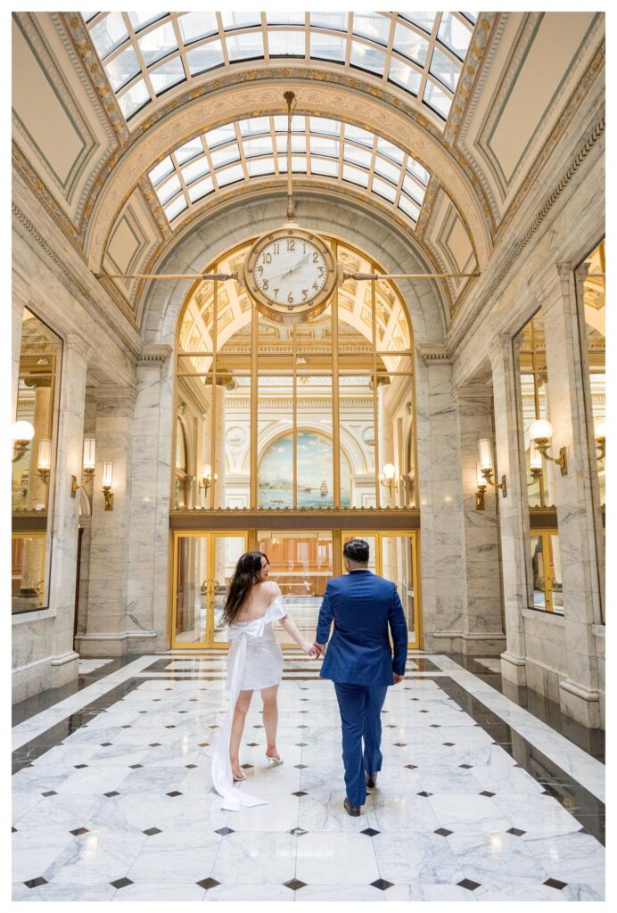 Clock hall walk – San Francisco Leana Myra Photography