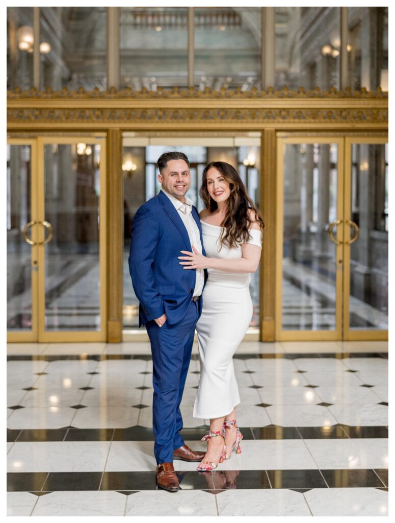 Engaged closeup – San Francisco