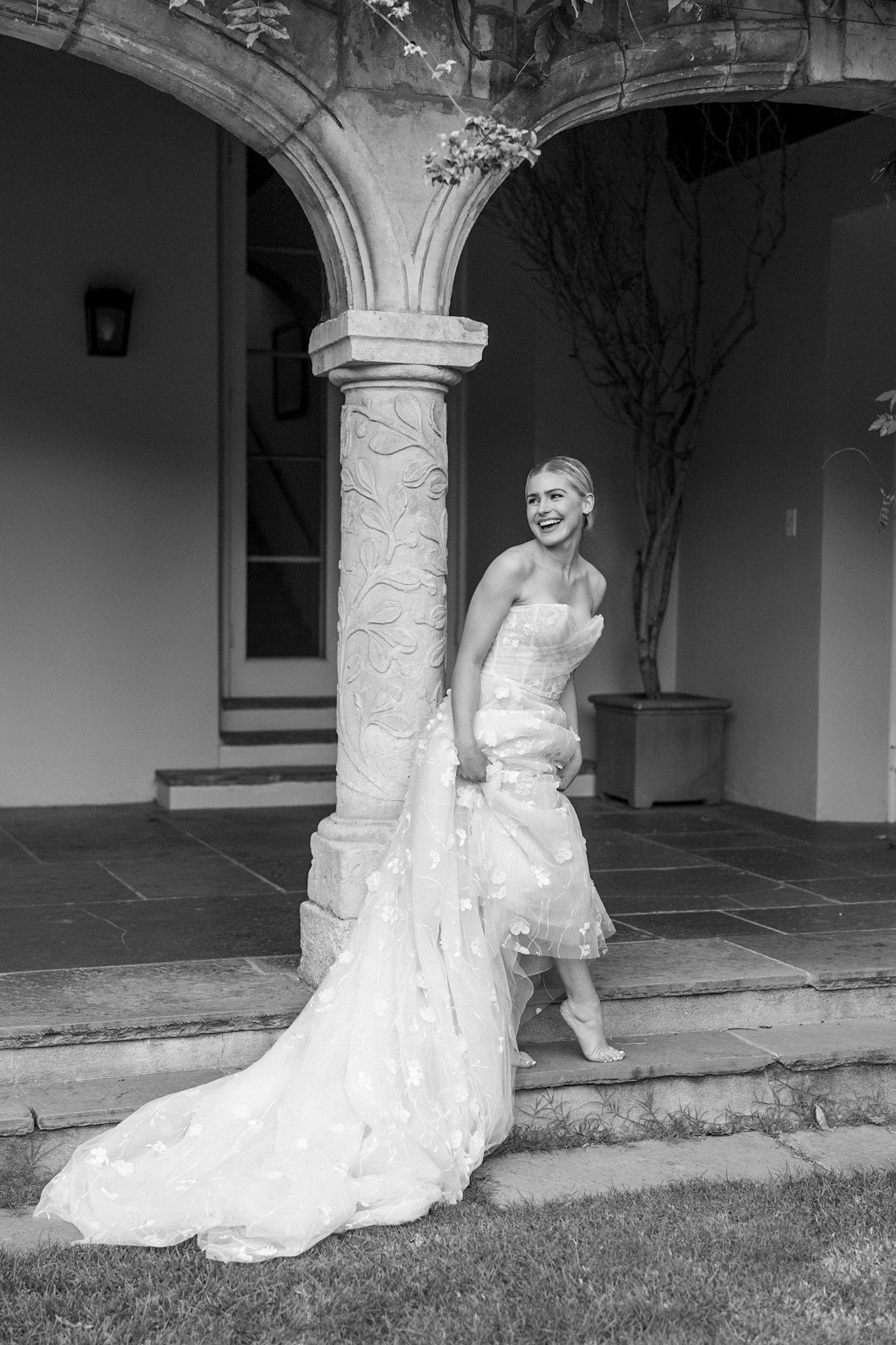 Iconic black and white photography of a beautiful Napa and Bay Area Wedding Venue